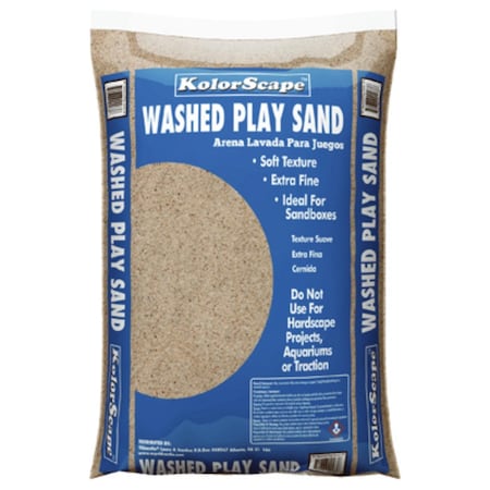 .4Cuft Washed Play Sand